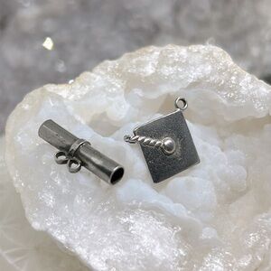 Vintage graduation charms